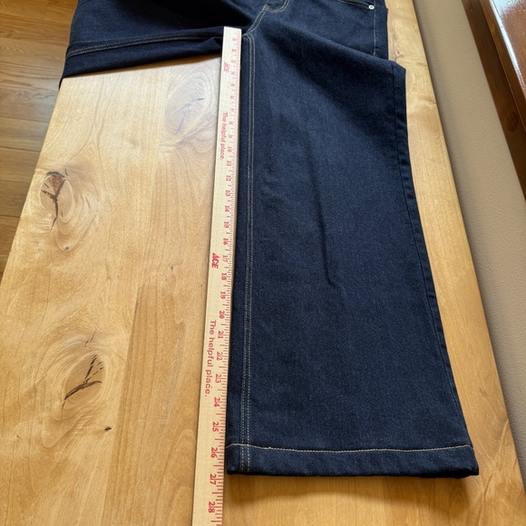 J MCLAUGHLIN LOWDEN WIDE LEG JEANS HIGH WAIST PREPPY MODERN WEEKEND NWT 4 - Picture 8 of 11